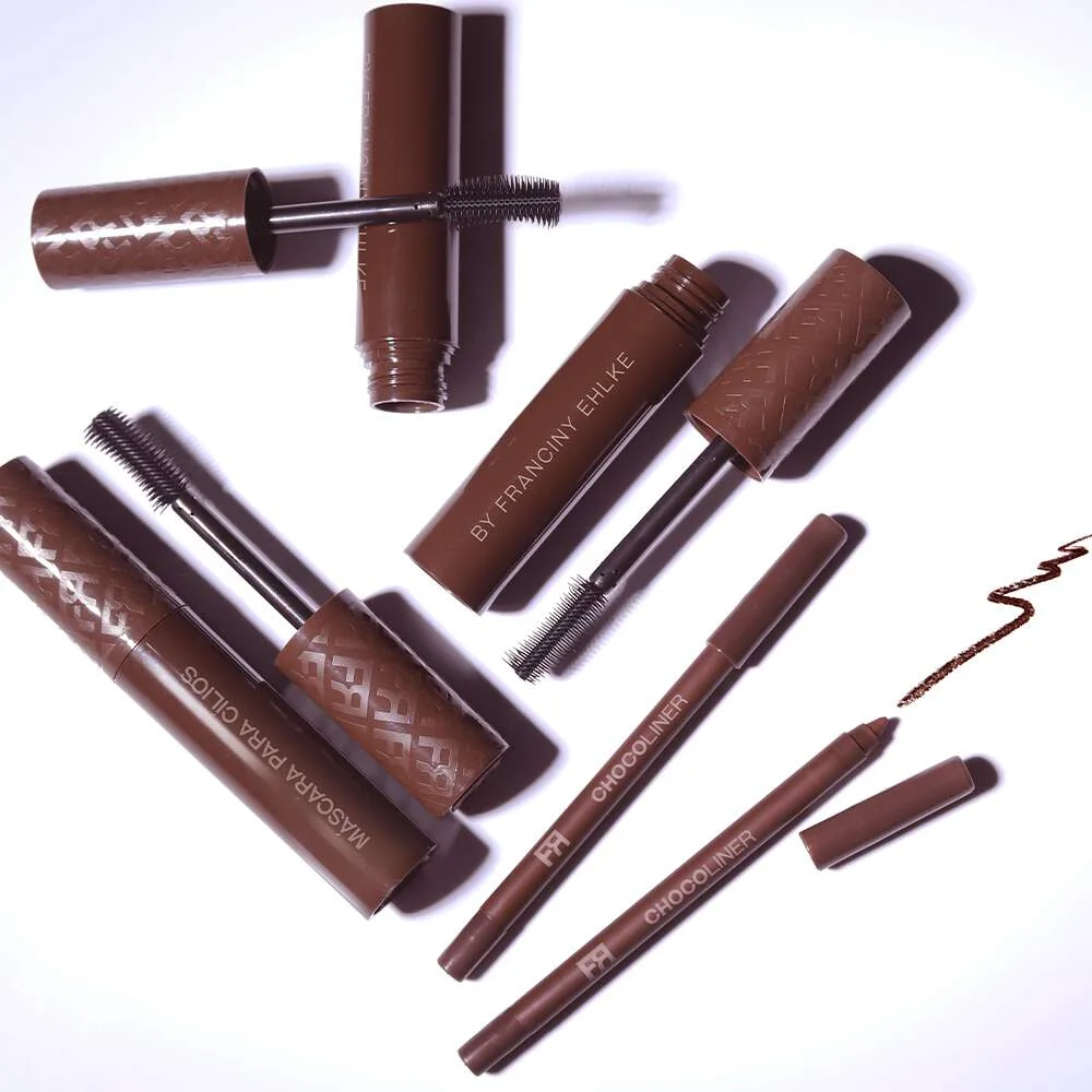 Kit Fran Chocoeyes Máscara Cilios Marrom E Lápis Multifuncional - foto 2 de 9
