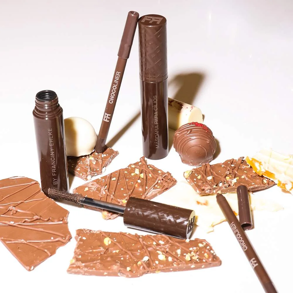 Kit Fran Chocoeyes Máscara Cilios Marrom E Lápis Multifuncional - foto 7 de 9